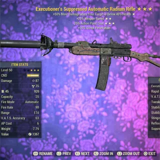 Executioner 2525 Radium Rifle 