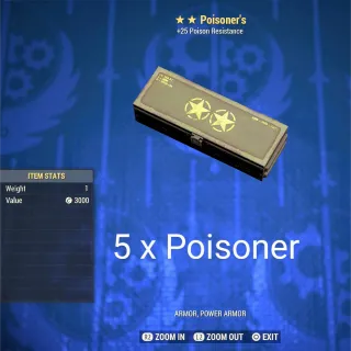 5 x Poisoner Mod Box 