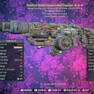 Bloodied 2535 Cryolator 