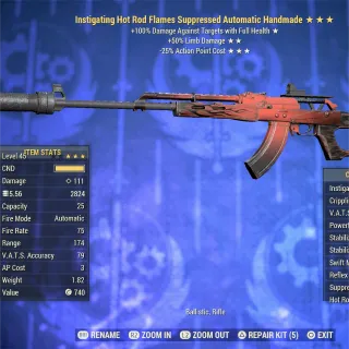 Instigating LD 25 Handmade 