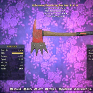 Anti-Armor SS 35 Fire Axe 