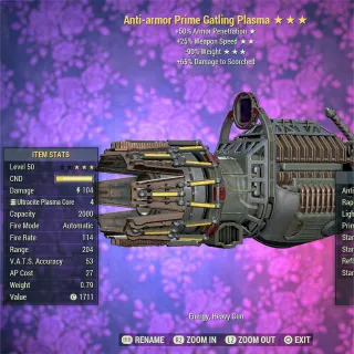 Anti-Armor FFR RW Gatling Plasma 