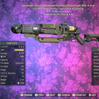 Executioner FFR Dura Ultracite Laser