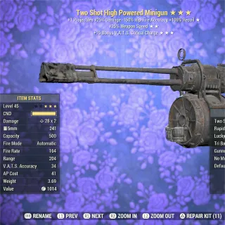 Two-Shot 2515 Minigun 