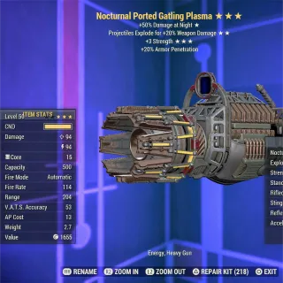 NE 3S Gatling Plasma 