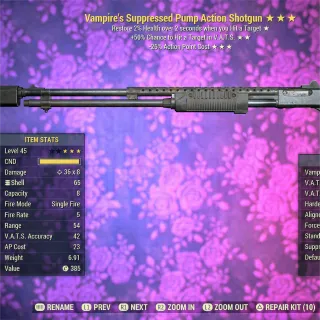 Vampire VHC 35 Pump Shotgun 