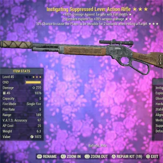 IE Ghost Lever Rifle 