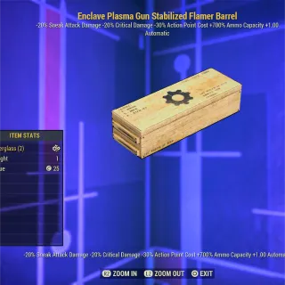 Enclave Stabilized Flamer Barrel Mod