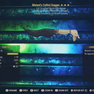 Mutant 5015 Cultist Dagger 