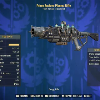 Unrolled Full Moded Enclave Plasma Rifle EPR 