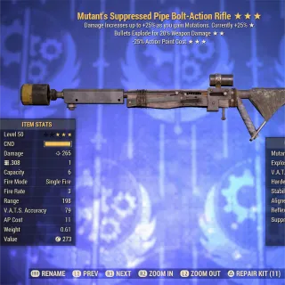 ME35 Pipe Bolt-Action Rifle 