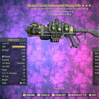 Bloodied DWA FR Plasma Rifle 