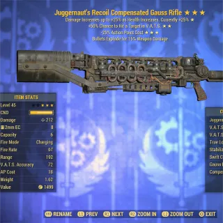 Juggernaut VHC 25 Gauss Rifle 