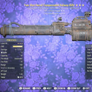 TS V50 FR Railway Rifle 