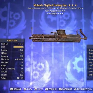 Mutant FFR RW Gatling Gun  