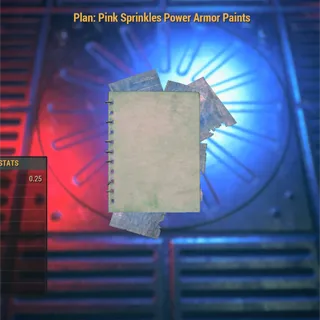 Plan: Pink Sprinkles Power Armor Paint
