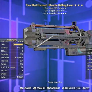 TS2535 Ultracite Gatling Laser 