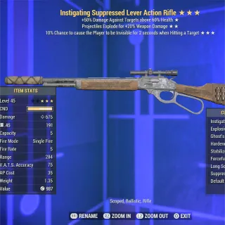 IE Ghost Lever Rifle 