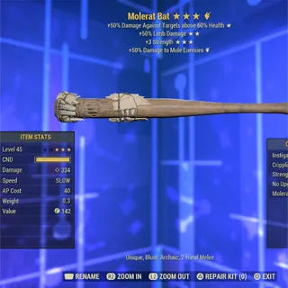 Molerat Bat 