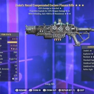 ZE 500 Enclave Plasma Rifle Full Mod 