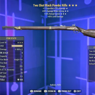 TS DWA FR Black Powder Rifle 