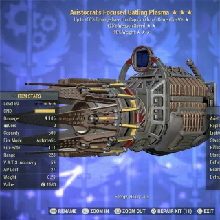 Aristocrat FFR RW Gatling Plasma 