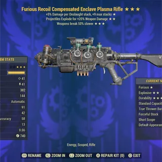 Furious  Full Mod Enclave Plasma Flamer 