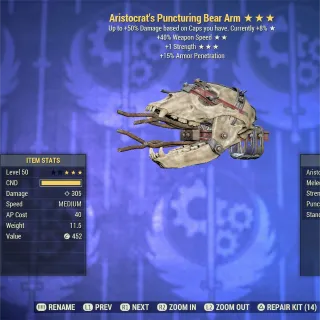 Aristocrat SSS Bear Arm 