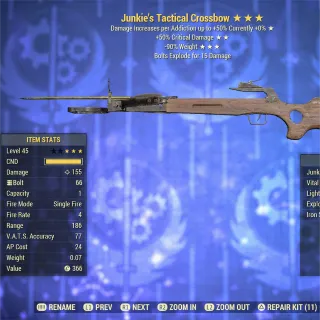 Junkie V50 RW Crossbow 