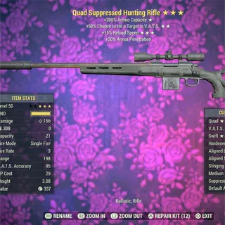 Quad VHC FR Hunting Rifle 