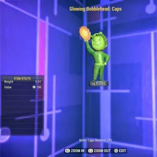 Glowing Bobblehead Caps