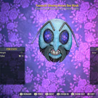 FASNACHT GLOWING HONEY BEE MASK