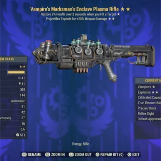 VE Full Mod Enclave Plasma Flamer 
