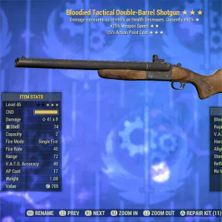 B2525 Double-Barrel Shotgun 