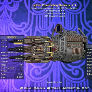 Junkie FFR FR Gatling Plasma 