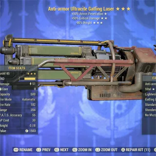 Anti-Armor V50 RW Ultracite Gatling 