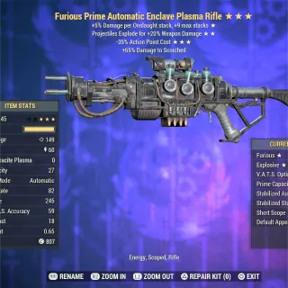 FE35 Full Mod Enclave Plasma Rifle 