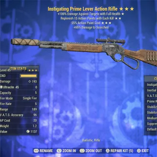 Instigating RAP 35 Lever Rifle 