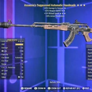 Assassin FFR FR Handmade 