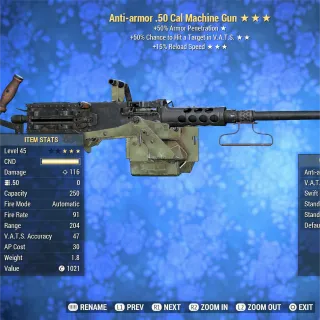 Anti-Armor VHC FR .50 Cal Machine Gun 