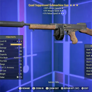 QFFR FR Submachine Gun 