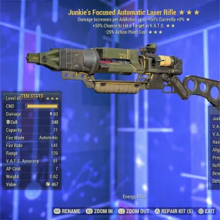 Junkie VHC 35 NU Laser Rifle 