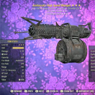 Aristocrat Bashing FR Minigun 