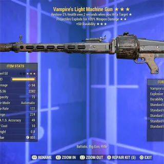 VE Durability LMG Light Machine Gun 