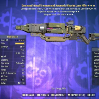 GE Durability Ultracite Laser Rifle 