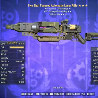 TS DWA Durability NU Laser Rifle 