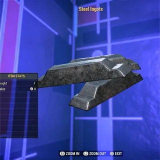 Steel Ingots DISPLAYABLE MISC item 