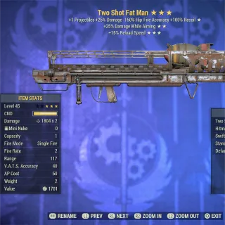 Two-Shot DWA FR Fat Man 