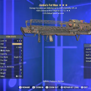 Junkie VHC FR Fat Man 