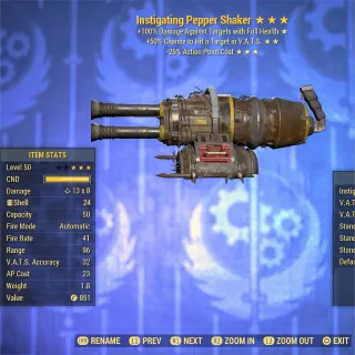 Instigating VHC 35 Pepper Shaker 